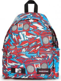 Backpack Eastpak Padded Pak'R MTV White Milti-Colors