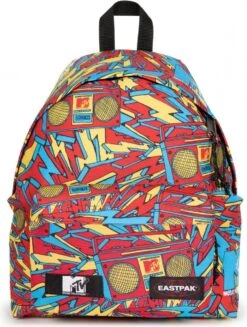 Backpack Eastpak Padded Pak'R MTV Orange Milti-Couleurs